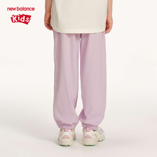 New Balance男女童宽松休闲梭织长裤ND7TF2E123