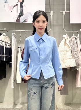 乐町女士简约时尚衬衫C2CAG1225