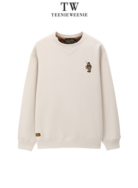 Teenie Weenie2025冬加绒毛圈日常卫衣TNMW254T01K