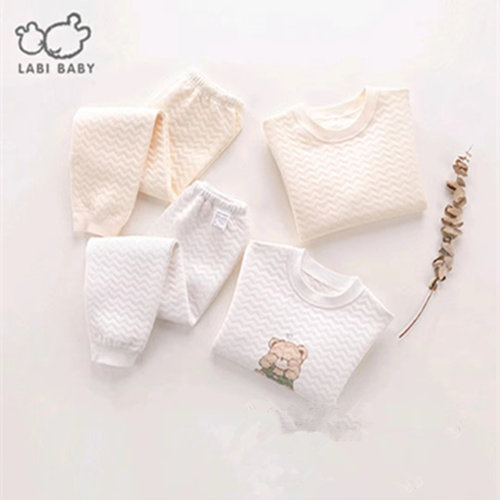 LABI BABY/拉比夹丝圆领服套装（2套装）LVDA100403