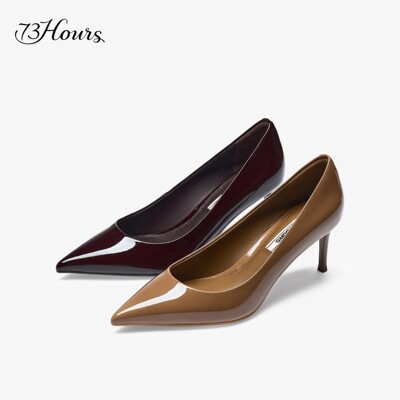 73hours女鞋都会节奏2025秋季细高跟鞋女气质高级不累脚单鞋