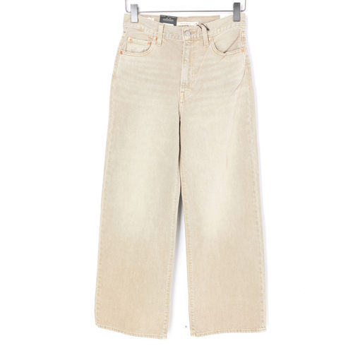 Levi's李维斯女士复古RIBCAGE WIDE LEG牛仔裤A6081-0075
