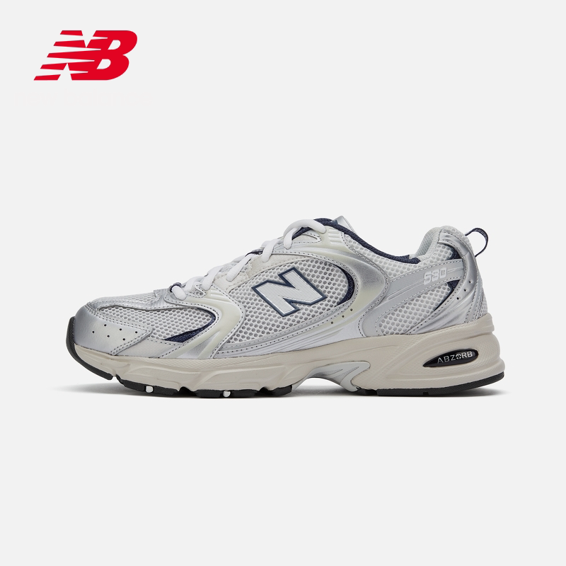 New Balance/NB男女休闲鞋2021年新款复古网面老爹跑步鞋MR530KA