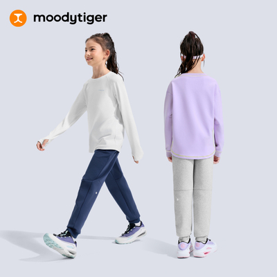 moodytiger男女儿童长裤 秋冬儿童针织长裤54511302