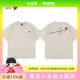 查尔斯桃心艺术字爱心印花潮牌圆领短袖 210克纯棉宽松上衣428960T T恤男女情侣款