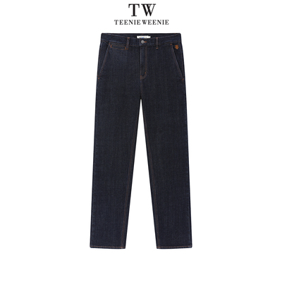 Teenie Weenie2025冬宽松锥形牛仔裤TNTJ254TD1K