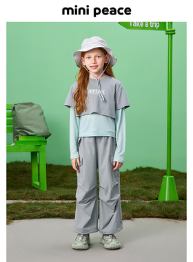 minipeace太平鸟童装女童时尚长袖T恤
