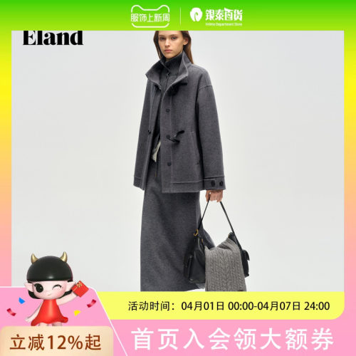 Eland衣恋 外套女立领 大衣