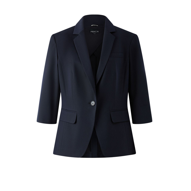 【防晒抑菌+零染】PRICH经典一粒扣西装2025春夏收腰外套女PRJKF2404E
