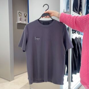 休闲撞色刺绣圆领T恤 太平鸟男装 Song联名 B1CNF2226 Daria