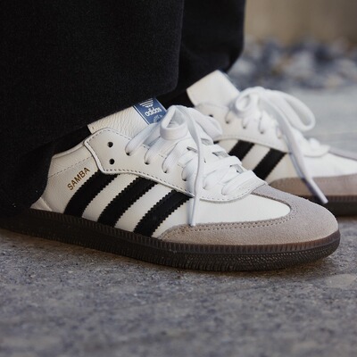 SAMBA OG经典板鞋男女adidas Originals阿迪达斯三叶草B75806(鞋盒破损）