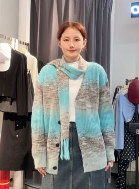 太平鸟女士简约时尚开衫A3EDE4153