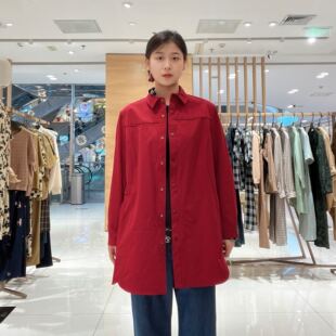 FEIZI菲姿女士时尚 休闲风衣F3F651