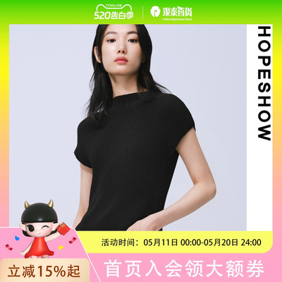 HOPESHOW红袖上衣89225142002