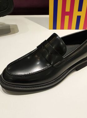 莱尔斯丹 男士简约一脚蹬正装皮鞋LS 4MM43302