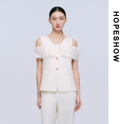 HOPESHOW红袖马夹89325131901