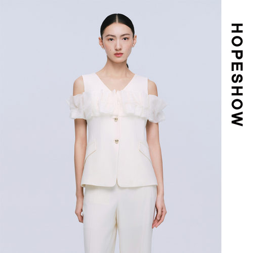 HOPESHOW红袖马夹89325131901
