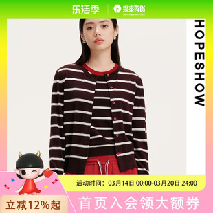 HOPESHOW红袖毛衫89126010138