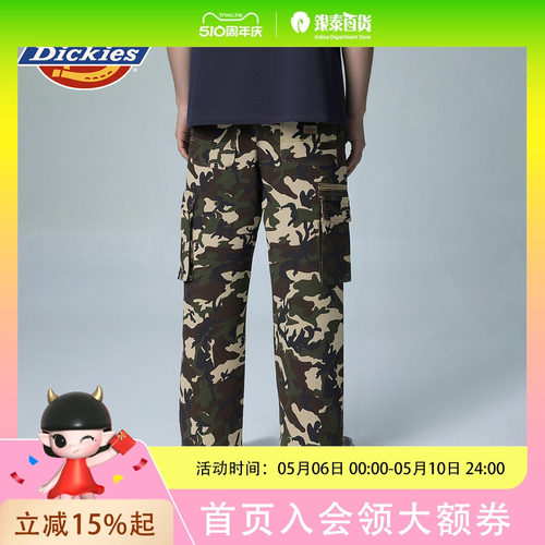 Dickies秋冬碧文染帆布工装裤休闲裤两侧大口袋男女DK0A88NY-XIN