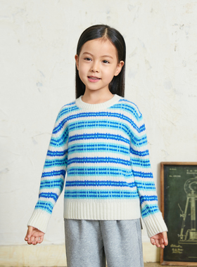 ERDOSKIDS圆领翻花儿童套衫K556A0024