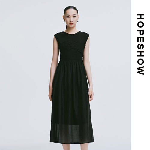 HOPESHOW红袖红袖连衣裙89225091607