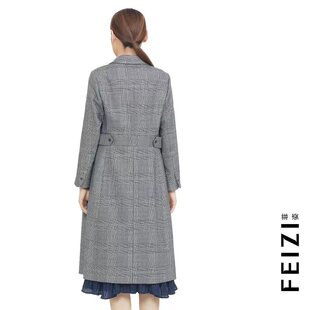 FEIZI 风衣1WW701 菲姿女士简约舒适时尚