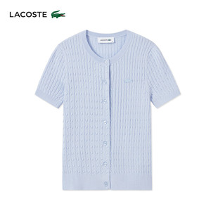 26春季 AF0671 绞花短袖 开衫 针织衫 LACOSTELacoste女装