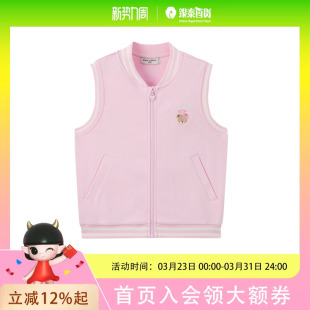 款 25年秋季 PawinPaw卡通小熊童装 男女童马甲 商场同款