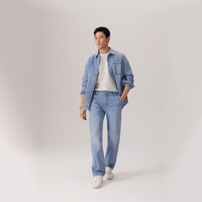 Levi's李维斯25夏季男士578阔腿直筒牛仔裤0054V-0000