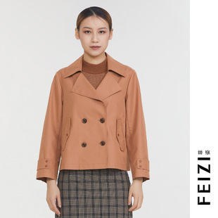 FEIZI 风衣1F611 菲姿2021秋季