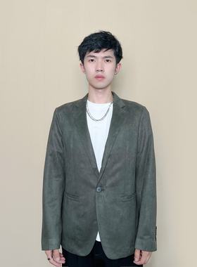 C.O男装 男士简约舒适时尚休闲西服COC1081001