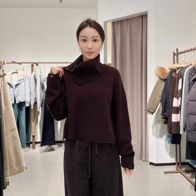 本涩女士气质时尚毛衣F06210Y06