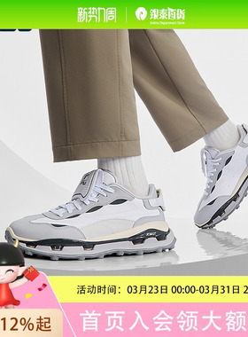 FILA 斐乐男鞋KM 2先锋运动鞋2025冬新款叠叠鞋休闲鞋运动鞋F12M543119F