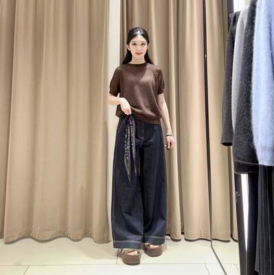 欧海一生女士时尚宽松牛仔裤T5126FC23217