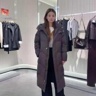 PEACEBIRD/太平鸟2025棕色7欧版羽绒服A1ACF4416