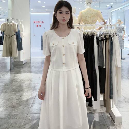 Eifini/伊芙丽女士时尚简约连衣裙1F4291071-1