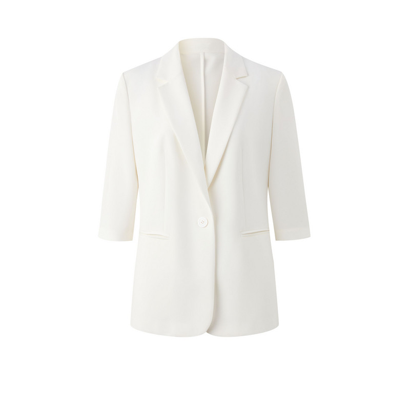 PRICH高级感一粒扣西装2025夏季职场通勤长袖外套女装PRJKF2502M
