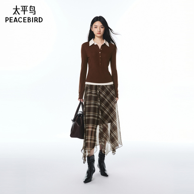 太平鸟 时尚长袖T恤A3CPF3258