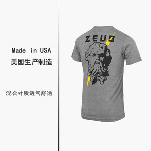 ROGUE美国产速干透气休闲运动健身t恤短袖撸铁力量举宙斯zeus吸汗