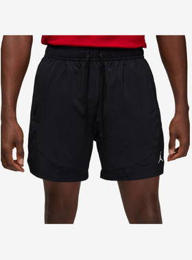 AJ飞人乔丹jordan速干吸湿排汗运动休闲短裤欧美大码3XL黑色男士