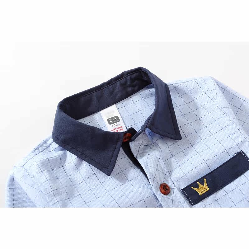 Chemise garcon à manche longue - Ref 2079257 Image 4