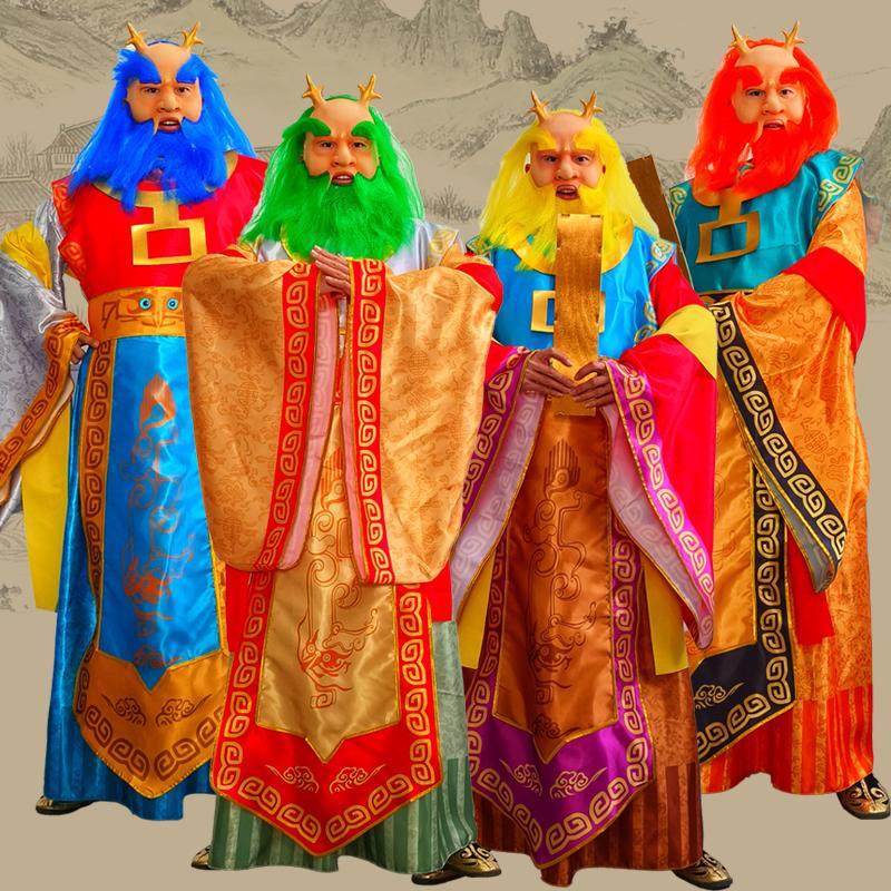 西游记四海龙王演出服装成人86版东海西海南海北海婚庆礼服写真