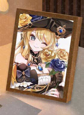 圆肾娜维娅周边灯光画手办摆件礼物镜子相框吧唧小夜灯动漫装饰画