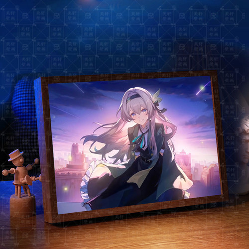 崩铁星铁流萤周边灯光画开拓者手办谷子生日礼物电竞房间小夜灯