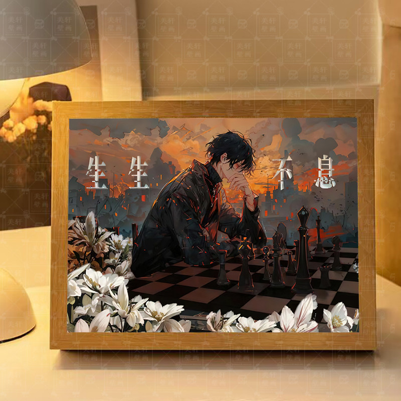 十日终焉齐夏周边灯光画电竞房间手办谷子送男生生日礼物小夜灯