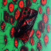 重口夜光哥特适用iPhone17pm手机壳16新款 15原创14pro暗黑13人气