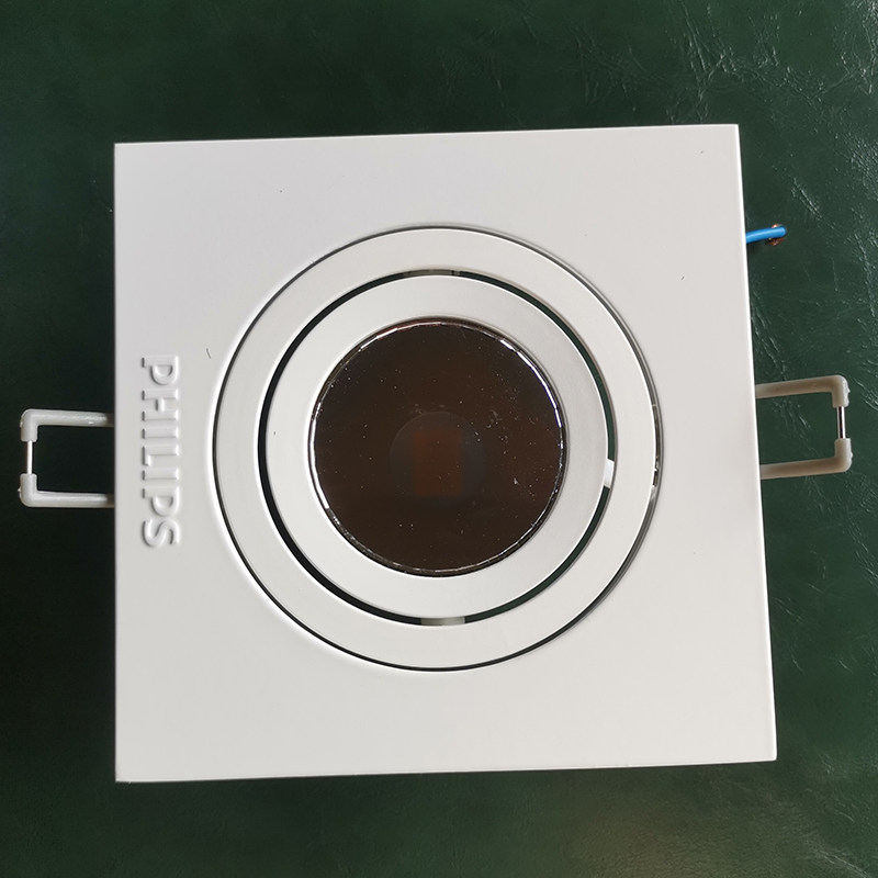 飞利浦明皓LED格栅射灯二代GD022B斗胆灯单头双头方形嵌入式射灯