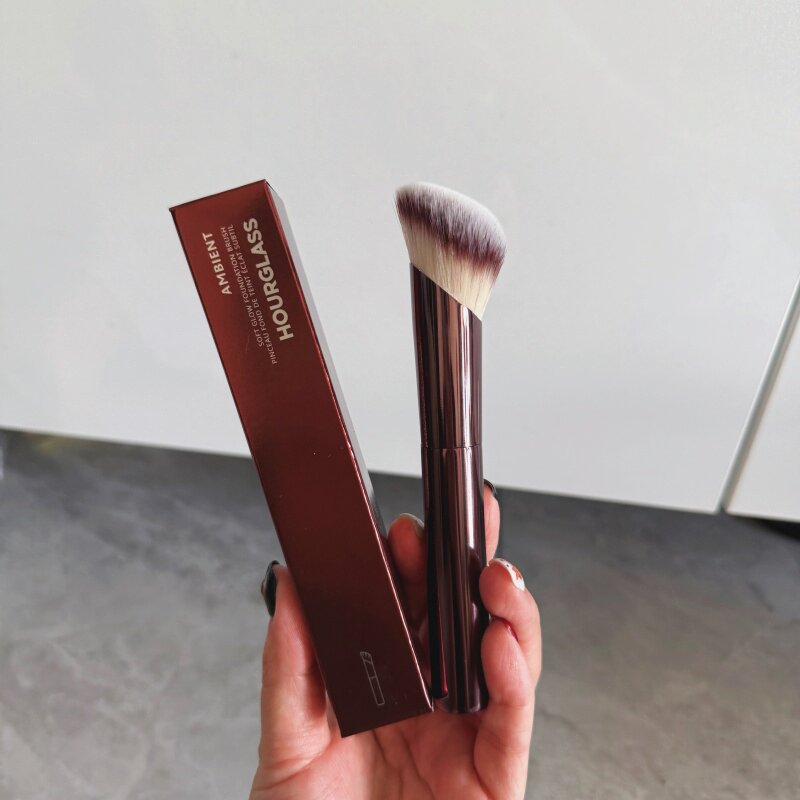 原装Hourglass光感粉底刷打底遮瑕刷斜角无痕底妆化妆刷便携