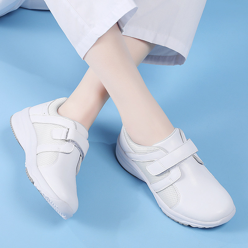 2026新款护士鞋女春夏季魔术贴软底透气防滑防臭不累脚医院工作鞋