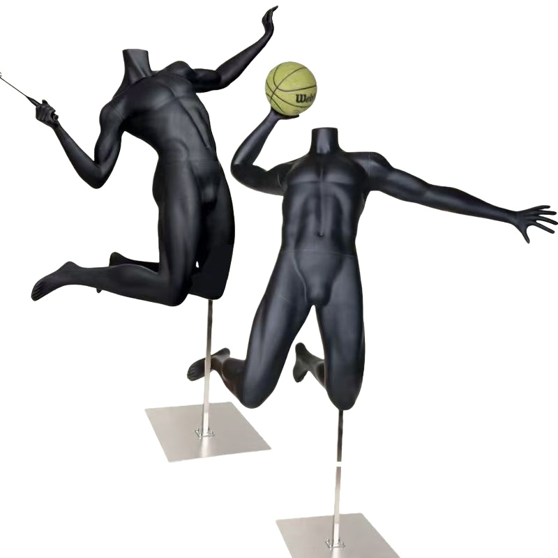 打羽毛求运动模特道具